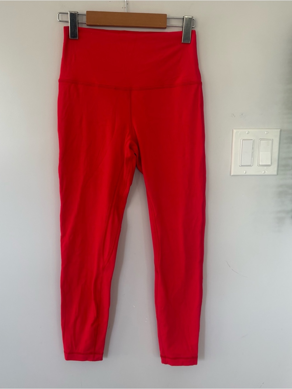 Lululemon Align High-Rise Pant 25" Nulu Leggings Red Size 6